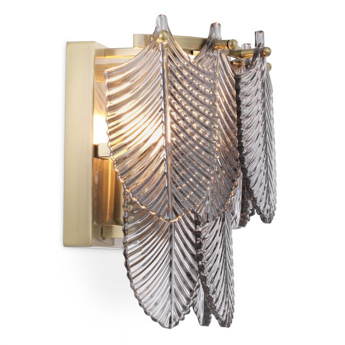 wand lamp wall eichholtz verbier leaf