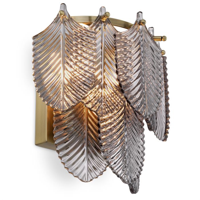 wand lamp wall eichholtz verbier leaf