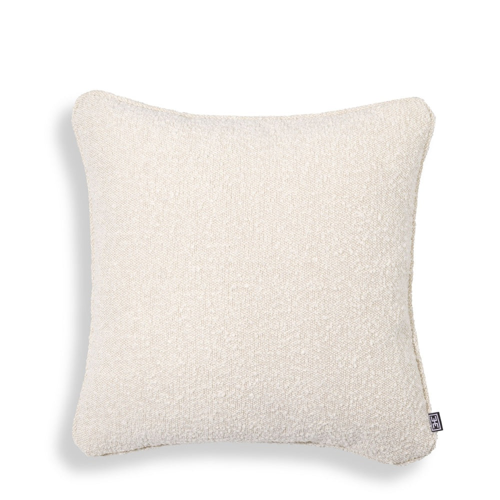 Cushion Eichholtz square bouclé white