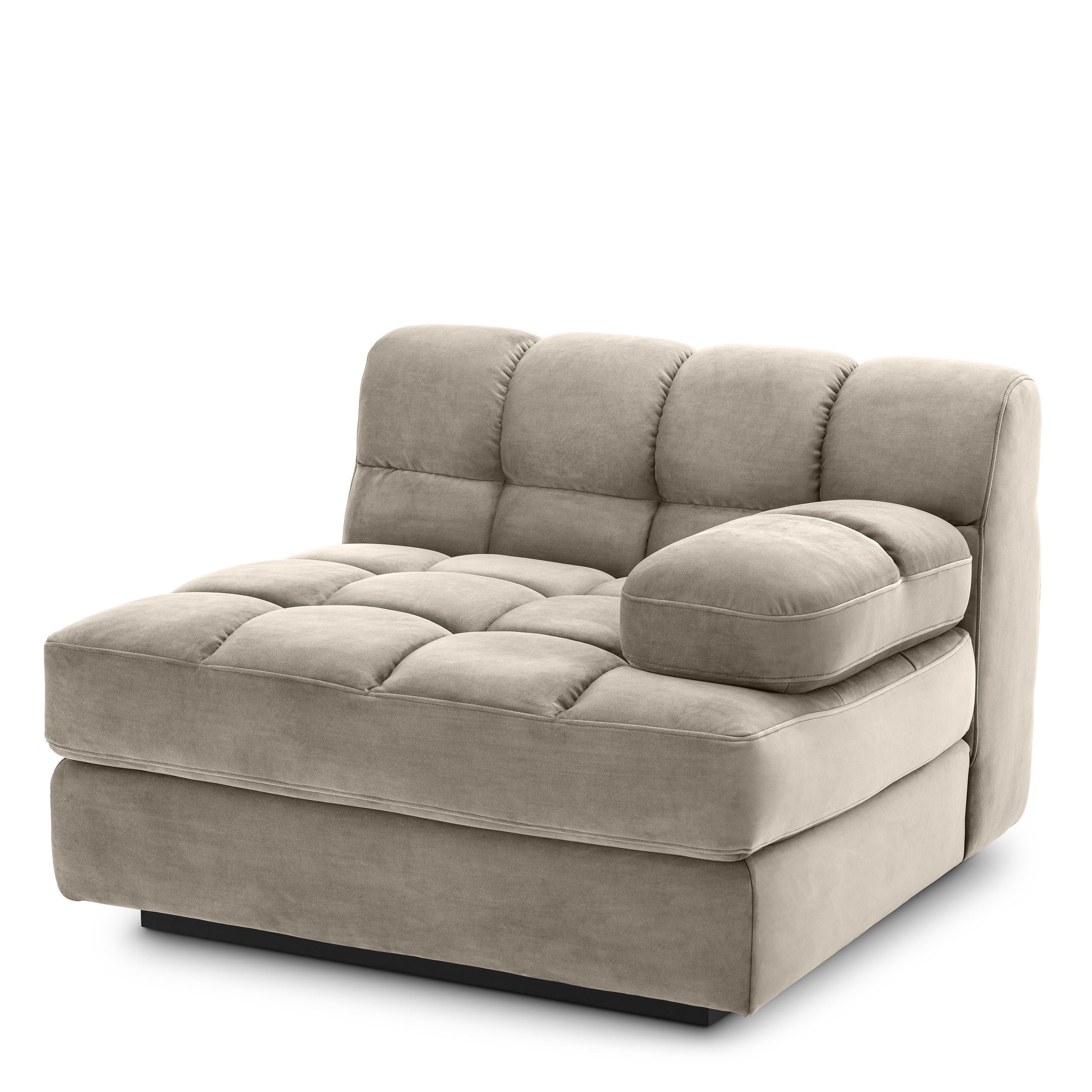 Sofa Eichholtz Dean rechts greige velvet