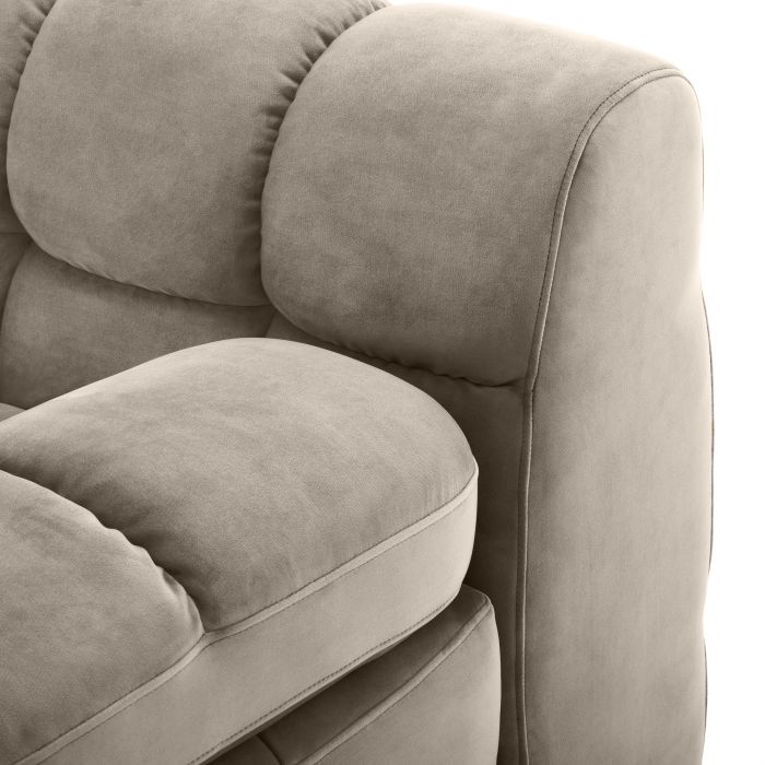 Sofa Eichholtz Dean rechts greige velvet