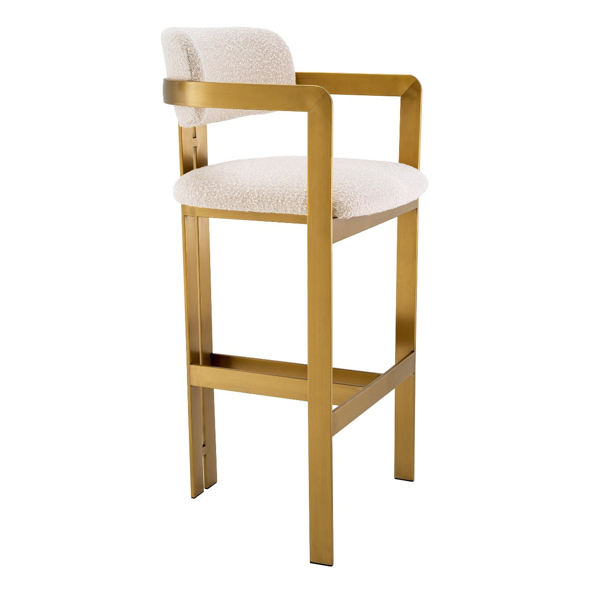 bar stoel barstoel barkruk eichholtz donato boucle cream