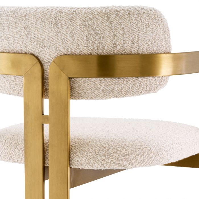 bar stoel barstoel barkruk eichholtz donato boucle cream