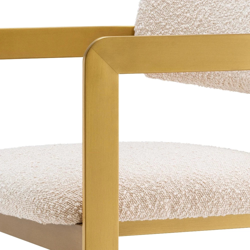 counter stoel aanrecht stoel donato boucle cream