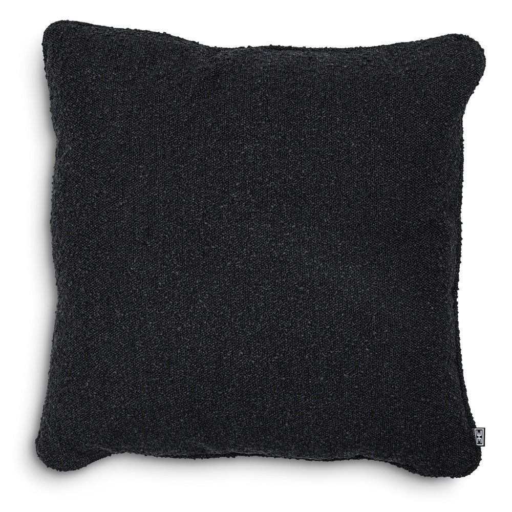 Cushion Eichholtz Bouclé Black L