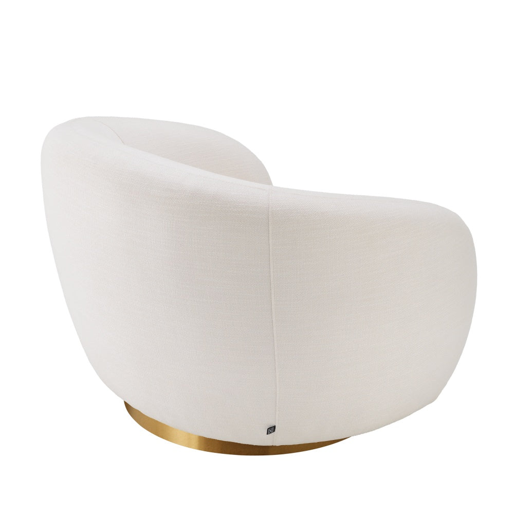 swivel chair draaistoel eichholtz brice Avalon white 