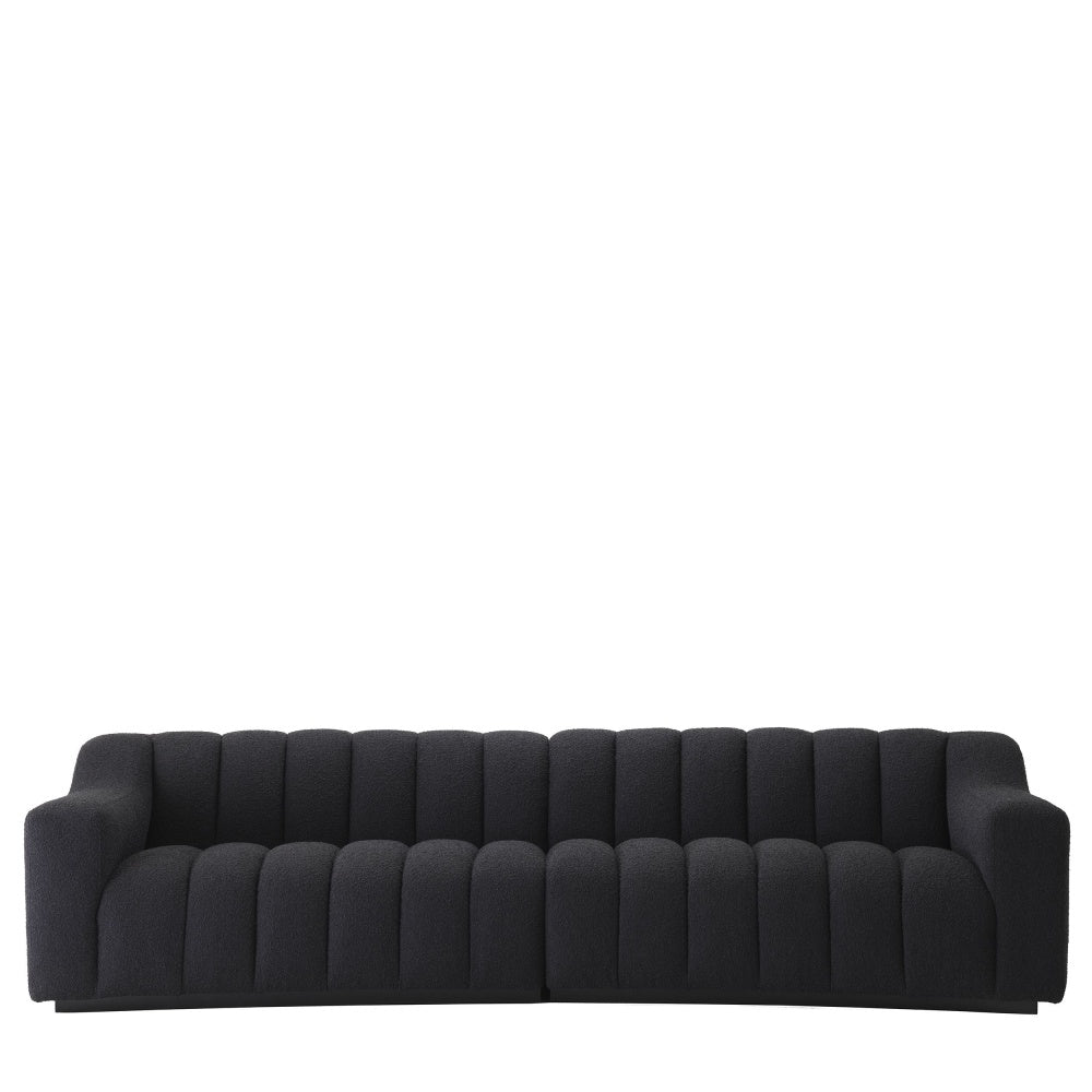 Sofa Eichholtz Kelly L Bouclé black