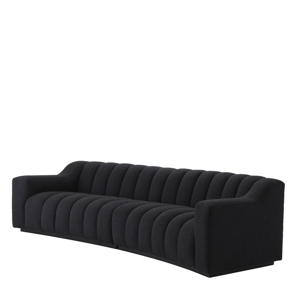 Sofa Eichholtz Kelly L Bouclé black