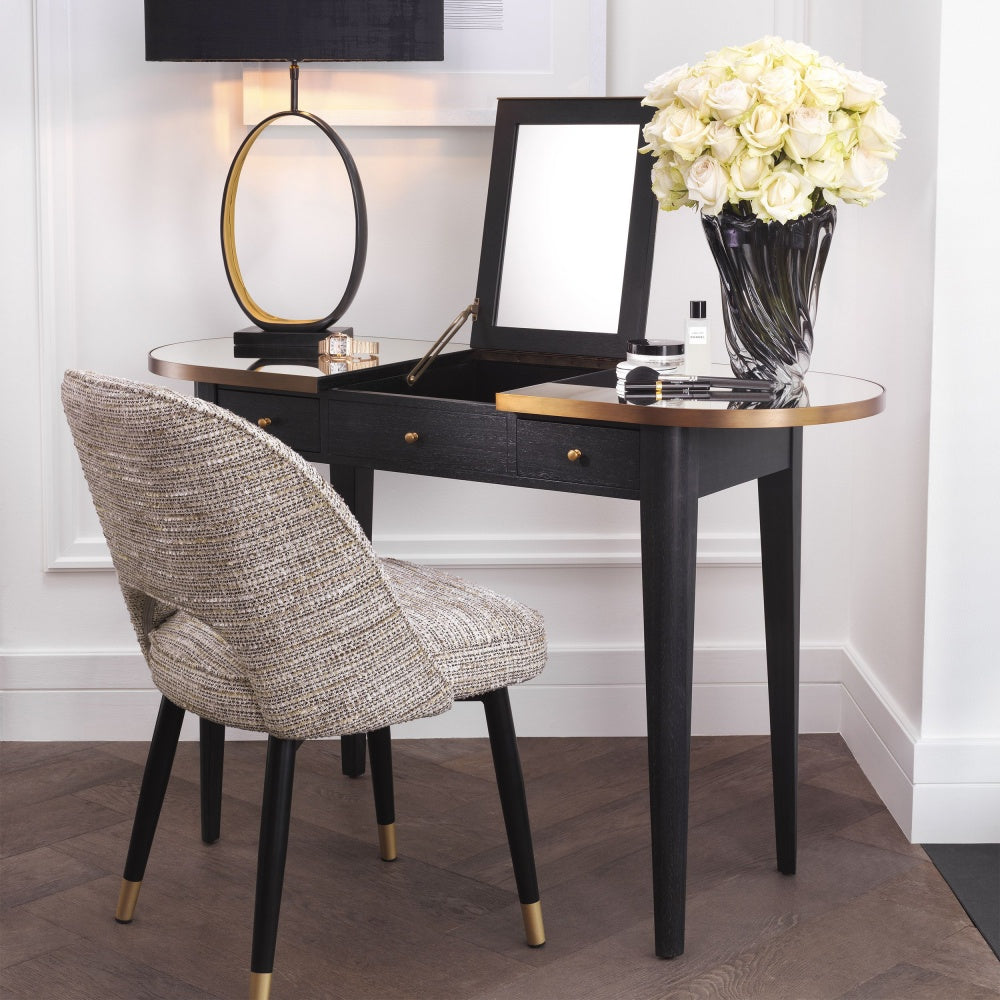 Dining chair Eichholtz Cliff set of 2 mademoiselle beige