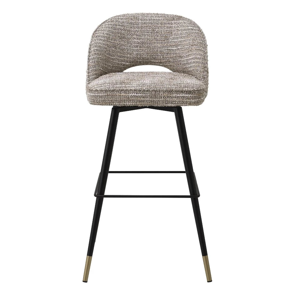 bar stool barkruk cliff eichholtz set of 2 mademoiselle beige coco inspired chanel