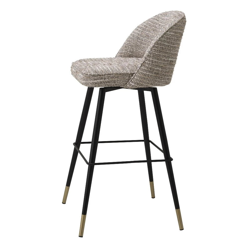bar stool barkruk cliff eichholtz set of 2 mademoiselle beige coco inspired chanel