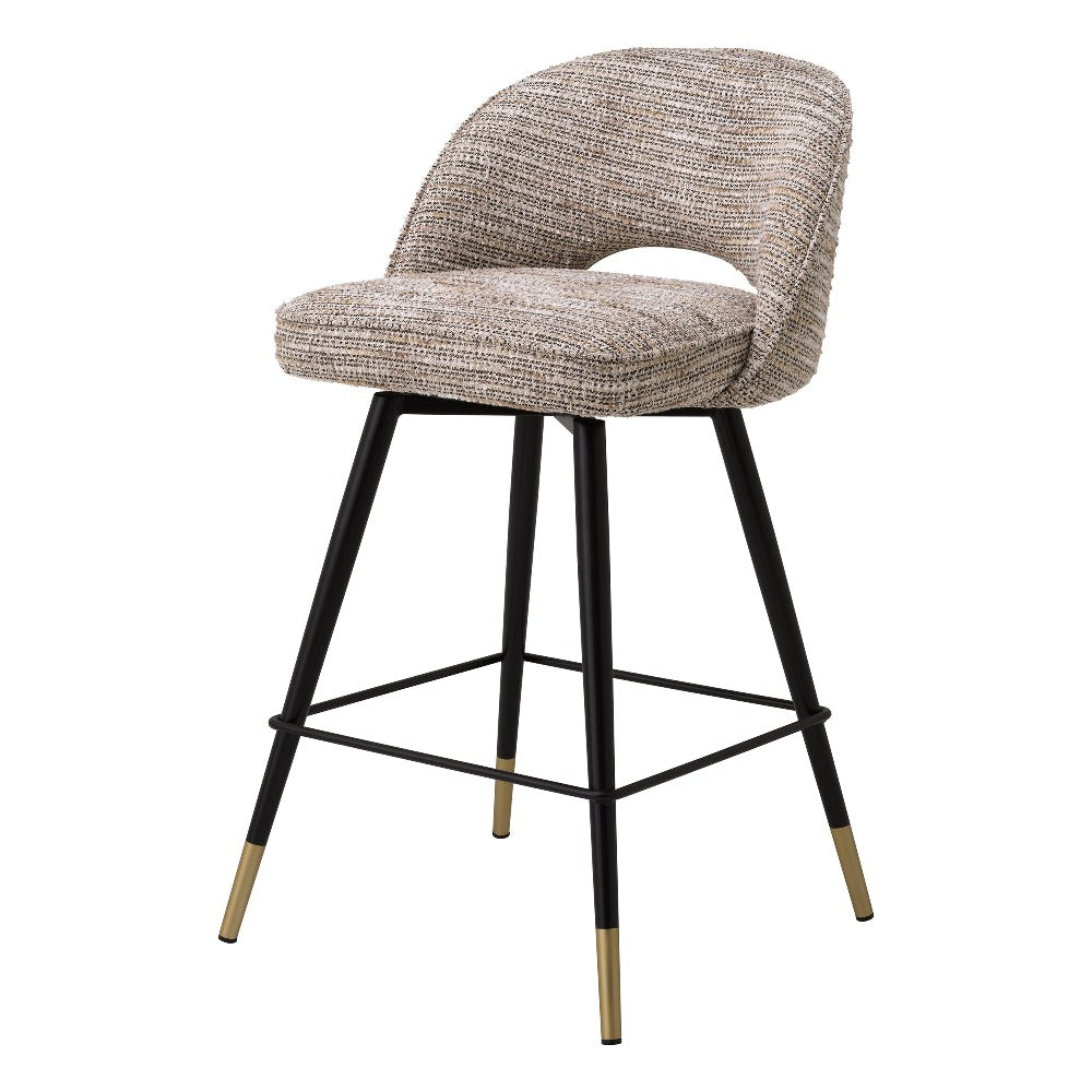 counter stool eichholtz cliff set of 2 mademoiselle beige
