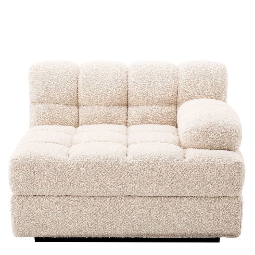 Sofa Eichholtz Dean rechts Bouclé crème