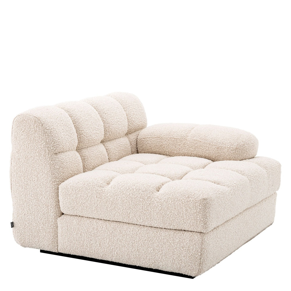 Sofa Eichholtz Dean rechts Bouclé crème
