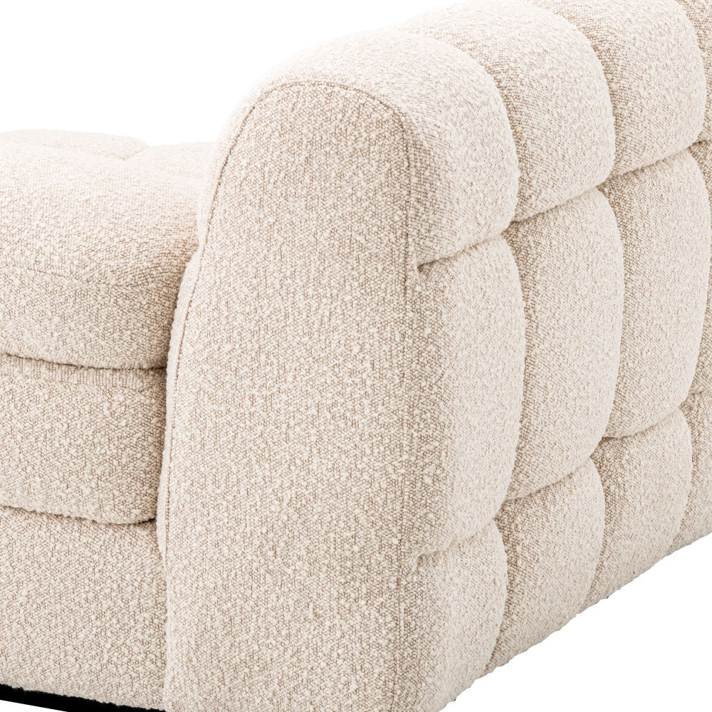 Sofa Eichholtz Dean rechts Bouclé crème