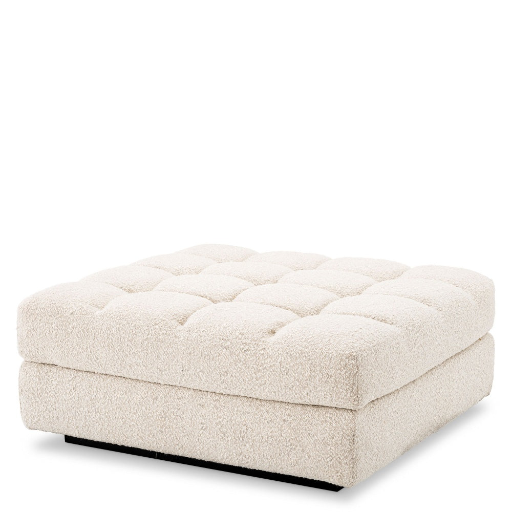 Sofa Eichholtz Dean Ottomane Bouclé Creme