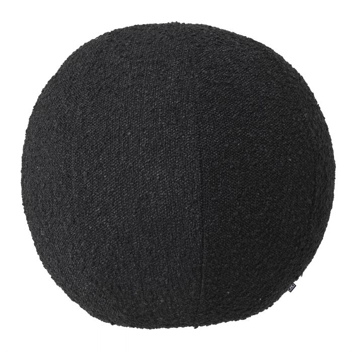 Sierkussen Eichholtz ball bouclé black L