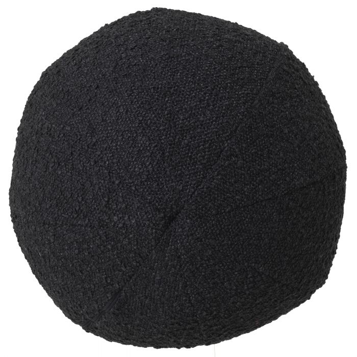 Sierkussen Eichholtz ball bouclé black L