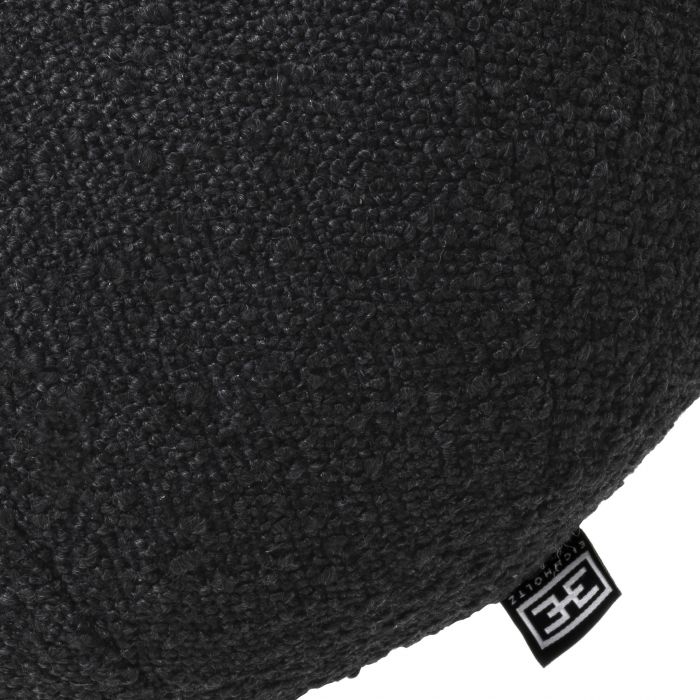 Decorative cushion Eichholtz ball Bouclé black S