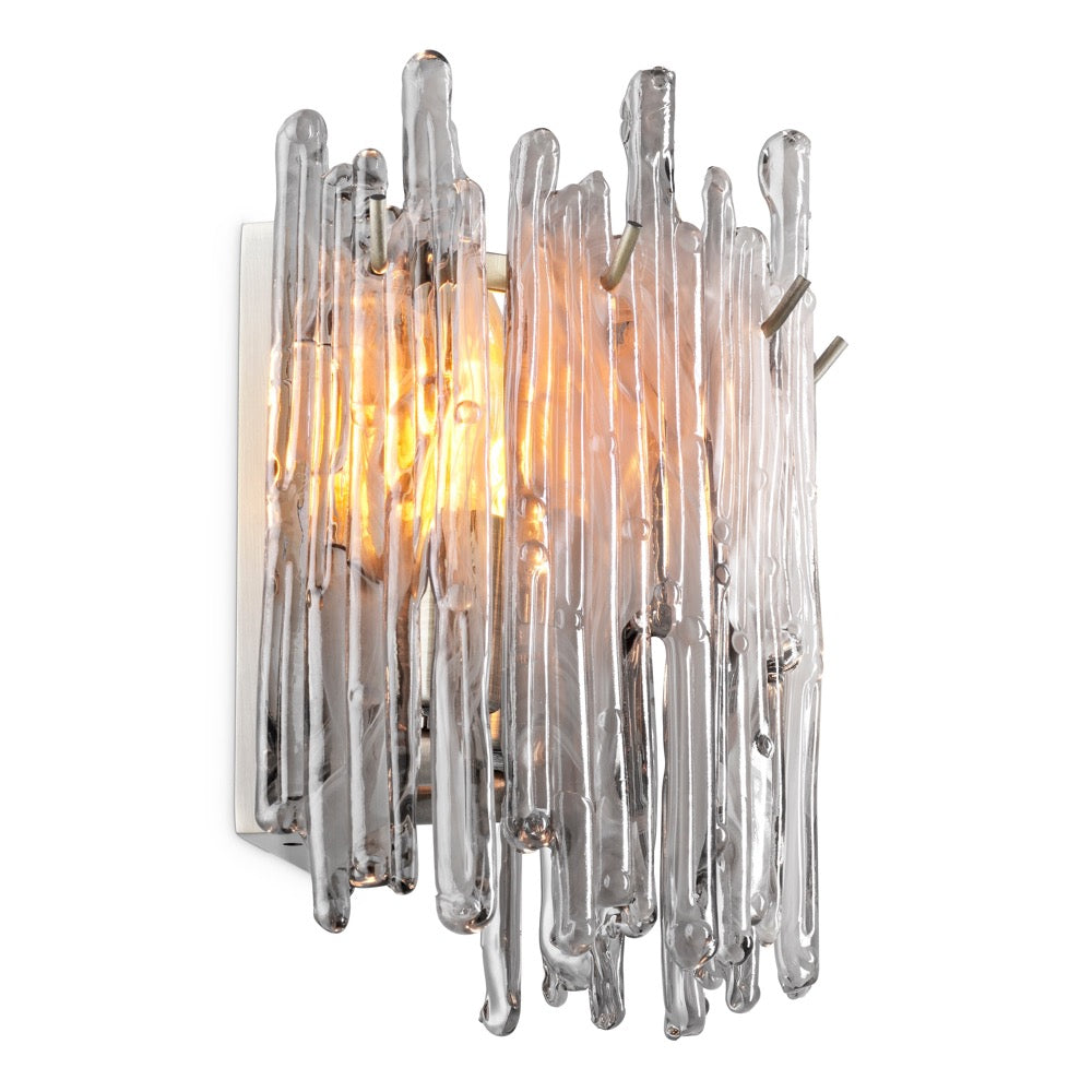 wand lamp wall eichholtz saint rich single melting ice 