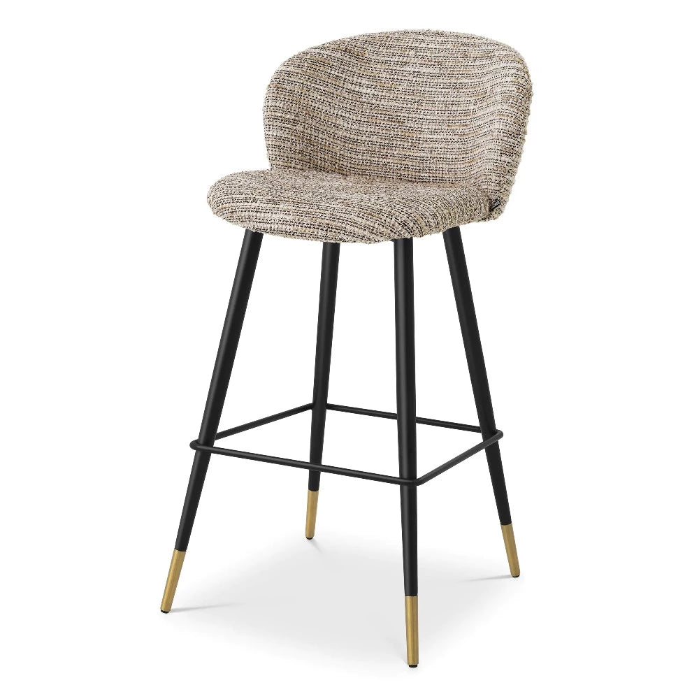 bar stool barkruk eichholtz volante mademoiselle beige coco inspired chanel