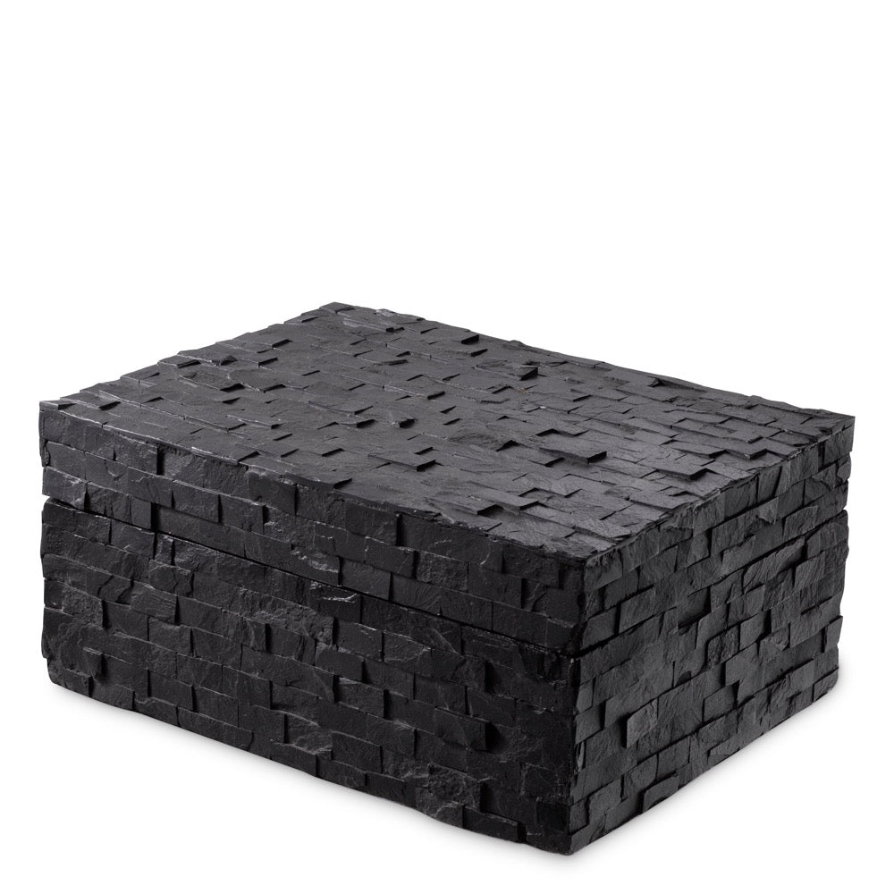 box opbergbox doos eichholtz meteora zwart