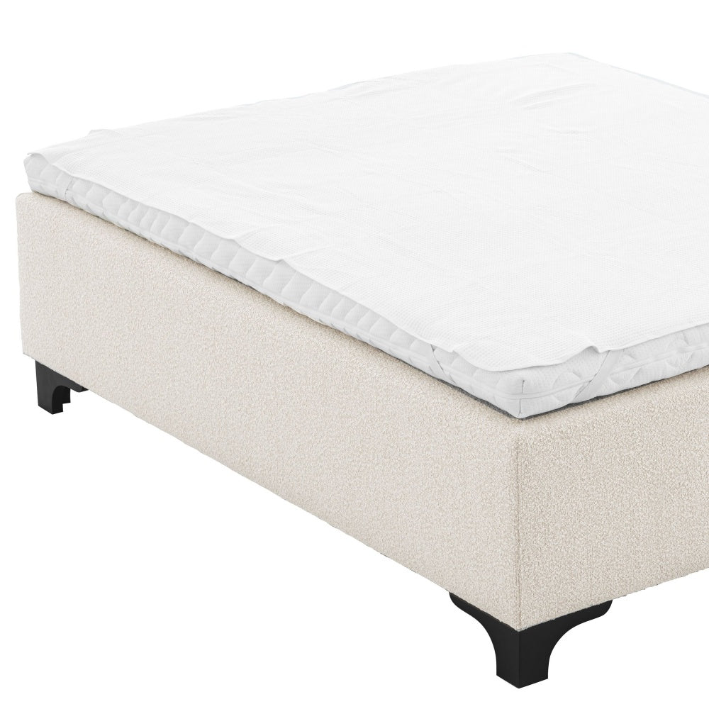 Eichholtz box spring Bed set Mavone Bouclé cream