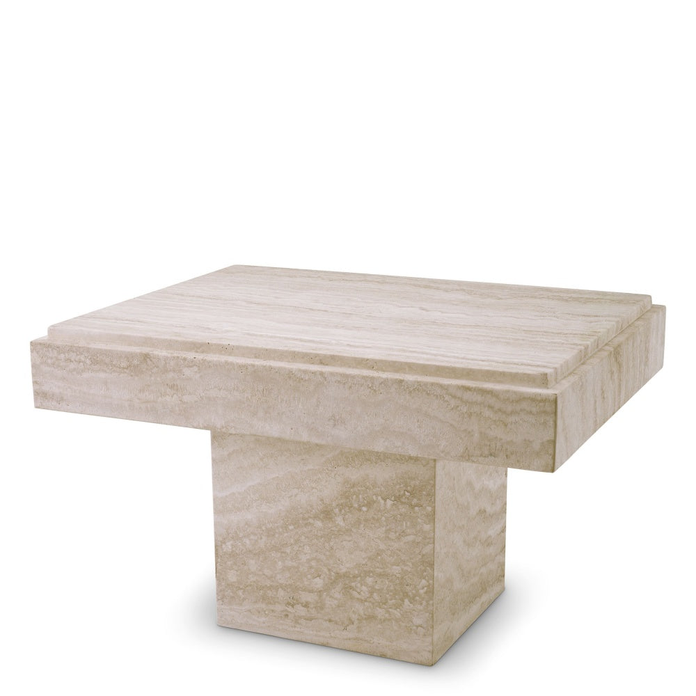 Eichholtz bijzettafel Sartoria travertine