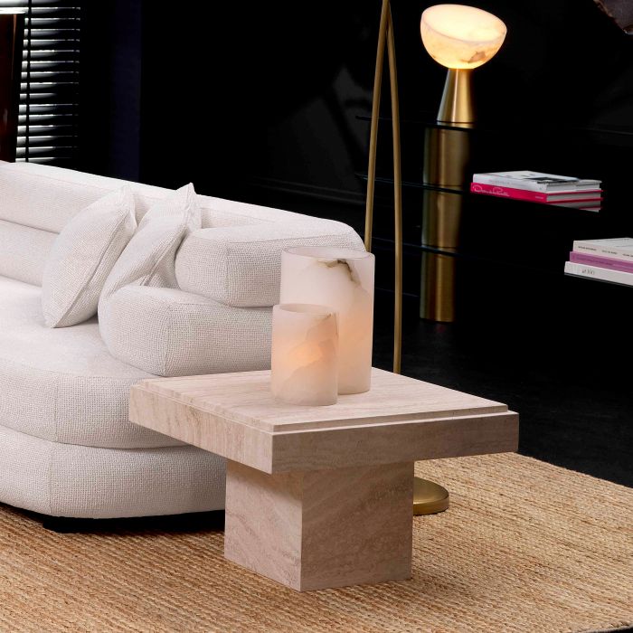 Eichholtz bijzettafel Sartoria travertine