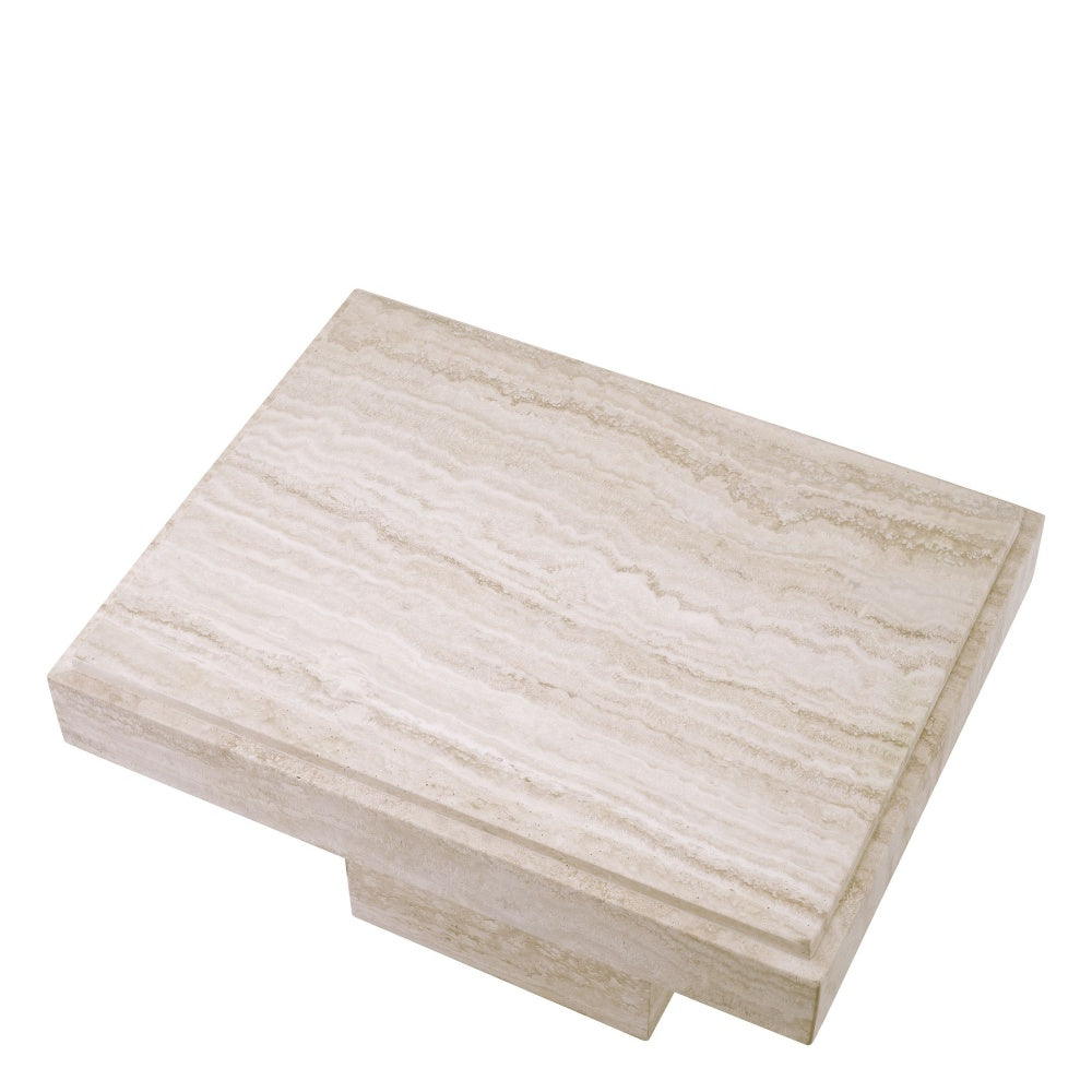 Table d'appoint Eichholtz Sartoria en travertin