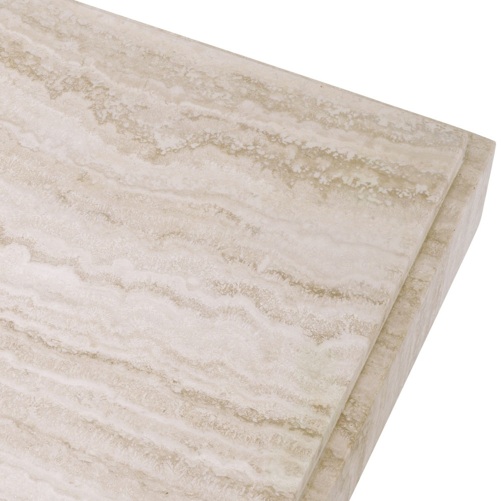 Table d'appoint Eichholtz Sartoria en travertin