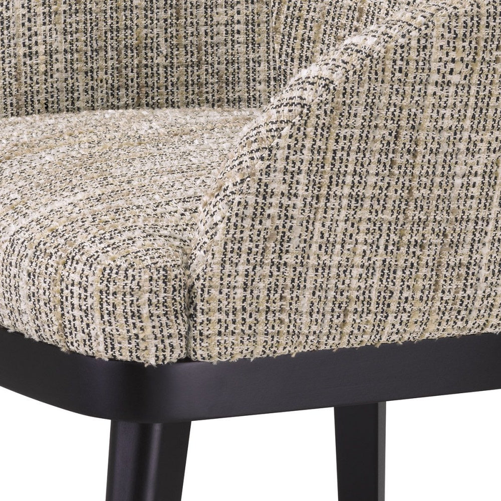 Chaise de salle à manger Eichholtz Costa Mademoiselle beige