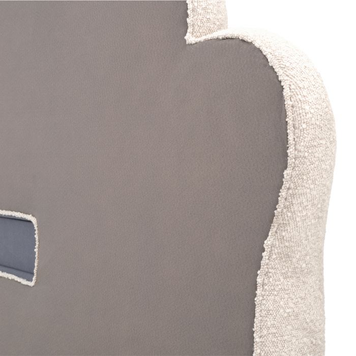 bed hoofdbord eichholtz trapezium bouclé cream