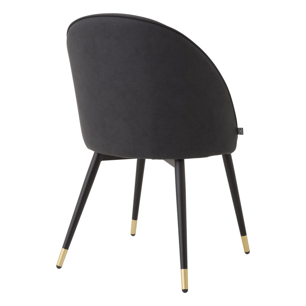 dining chair eichholtz Cooper set of 2 leather grey
