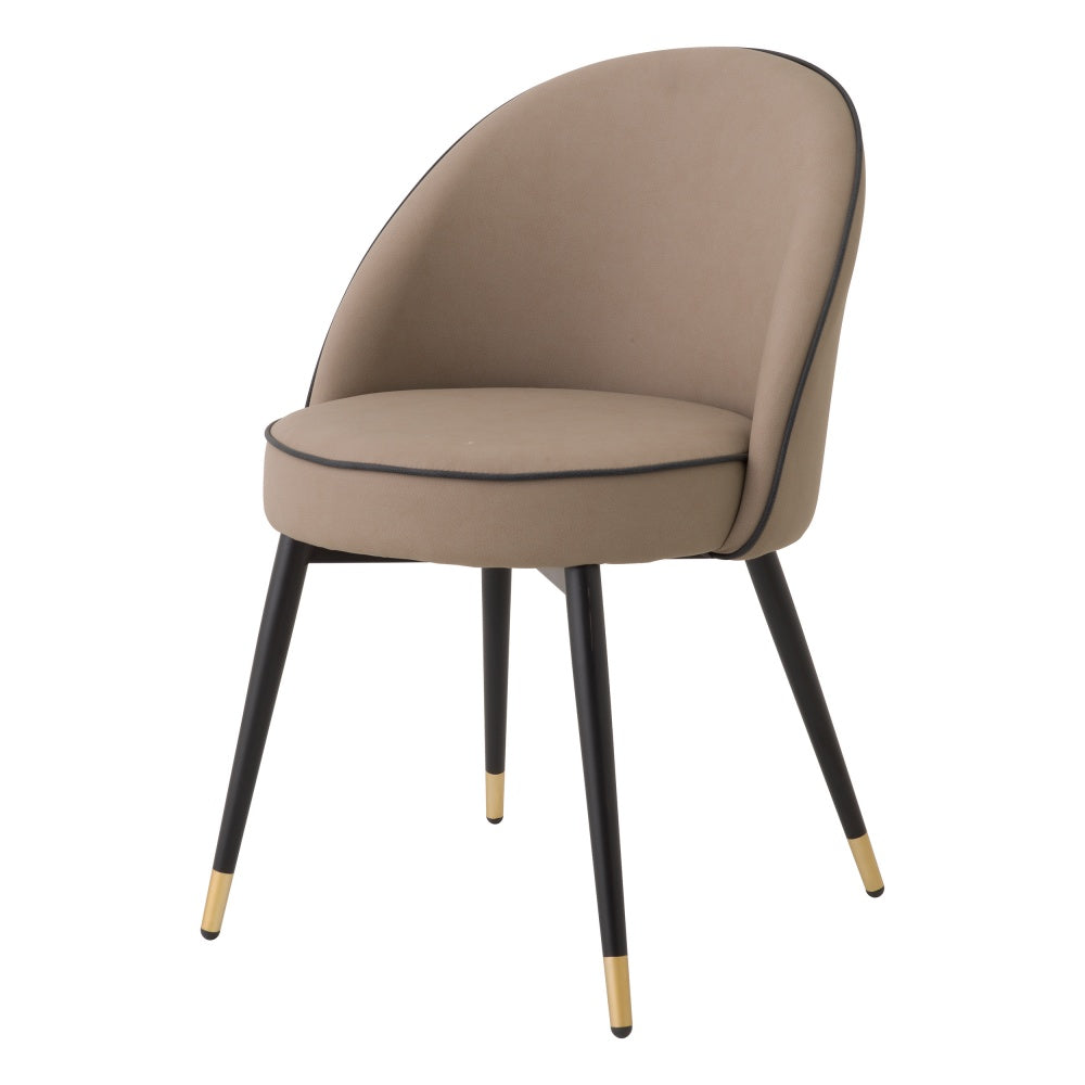 eetkamerstoel eichholtz cooper faux beige leder set of 2 