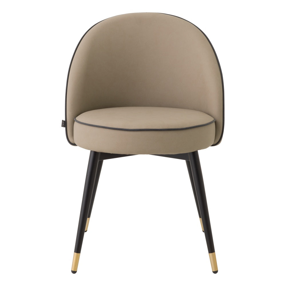 eetkamerstoel eichholtz cooper faux beige leder set of 2 