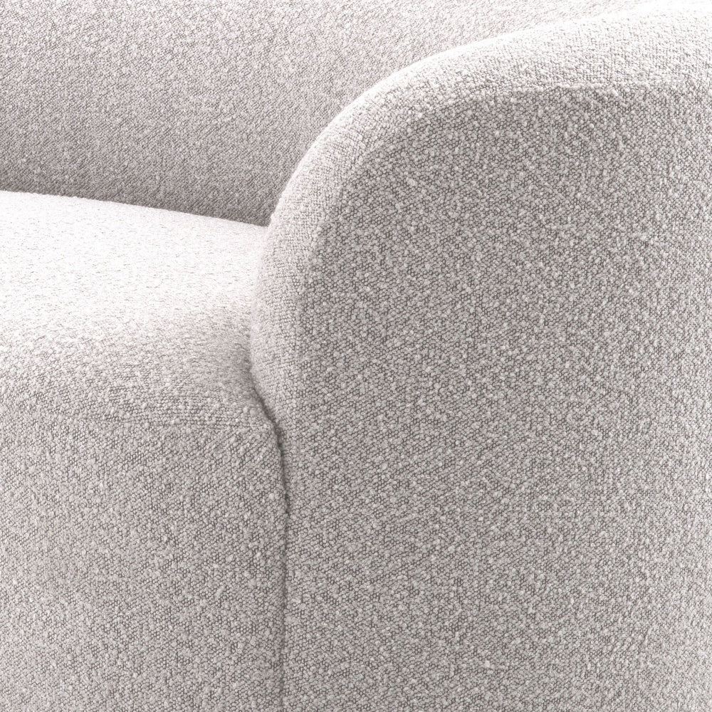 Sofa Eichholtz Morten bouclé grijs