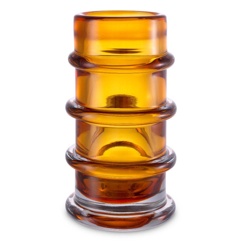 vaas vase eichholtz bloom amber