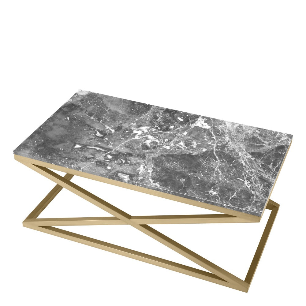 Coffee table Eichholtz Criss Cross Marble