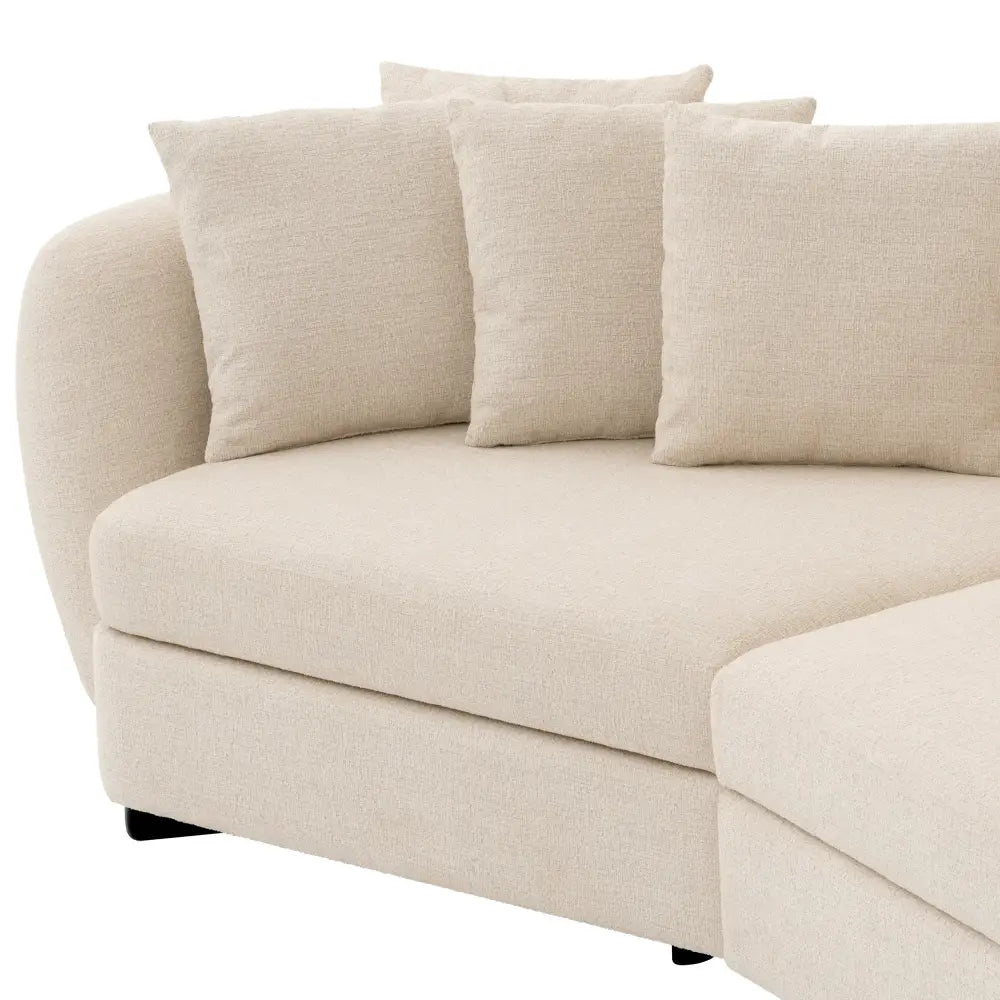 sofa eichholtz Sydney organic new beige sand zandkleurig