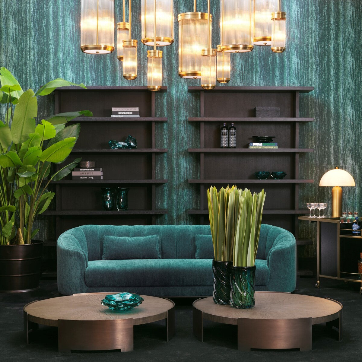 sofa bank zitmeubilair woonkamer eichholtz agostino pavililon sea green