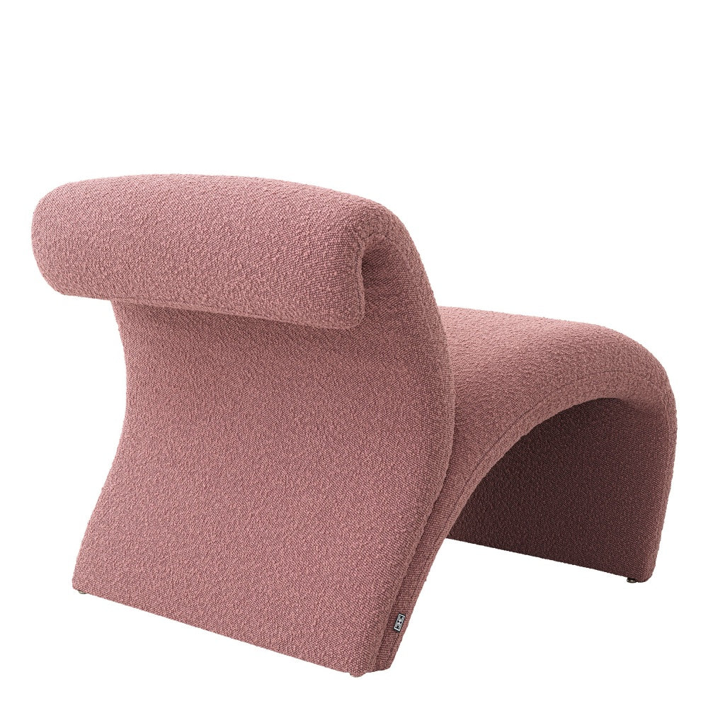 Eichholtz armchair Vignola Bouclé pink
