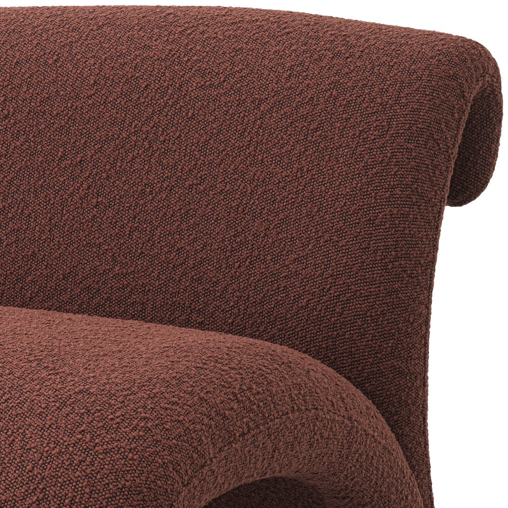 Eichholtz fauteuil Vignola Bouclé bordeaux