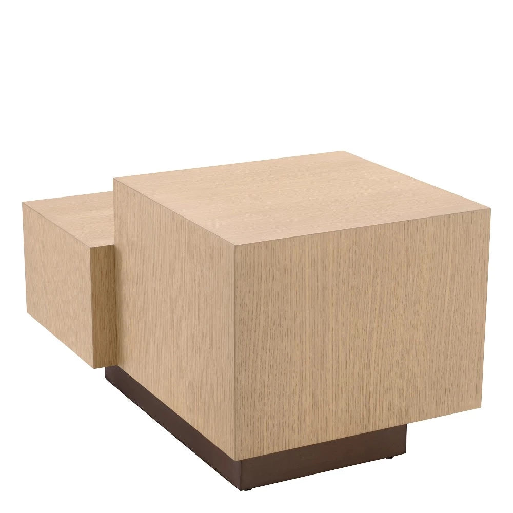 side table eichholtz nerone natural oak