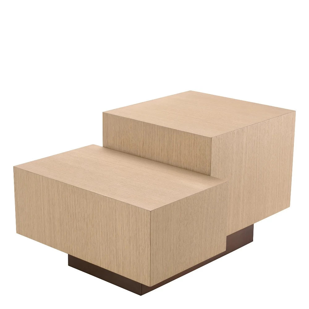 side table eichholtz nerone natural oak