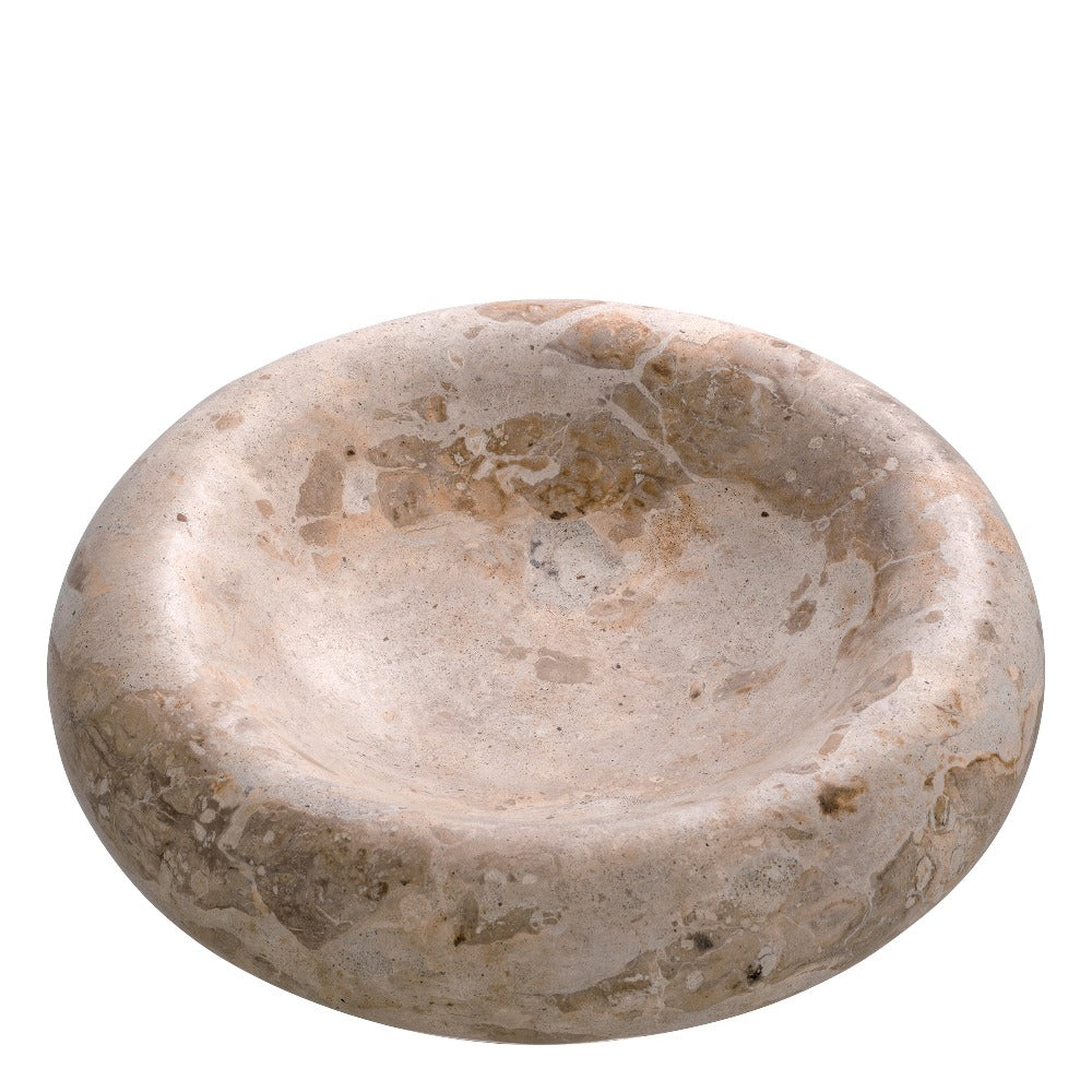 bowl eichholtz lizz S en L brown marble marmer