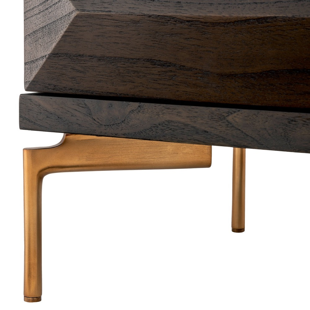 dresser opberger commode eichholtz mocha oak