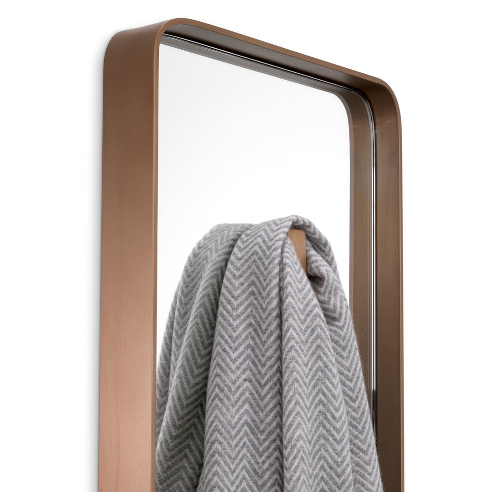 mirror spiegel met haak eichholtz megaro gold