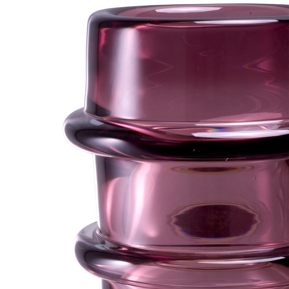 vaas vase eichholtz bloom pink handmade