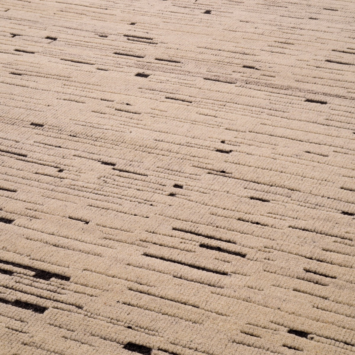 vloerkleed rug eichholtz talitha zwart ivoor